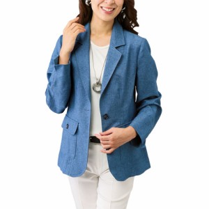 ジャケット 春夏 きれいめテーラードジャケット（全2色） レディース アウター ジャケット 婦人服 ミセス シニア シニアファッション 40