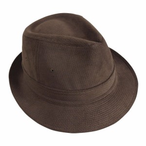 ハット 日本製 キャラメルスエードチロルハット（全2色） 帽子 メンズ 紳士 シニア ブラウン ブラック 裏地 オシャレ シニアファッション