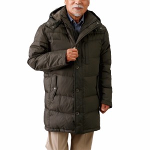 ダウンコート ダウンジャケット ダウン ジャケット 秋冬 タルテックス フード付きダウンハーフコート（全2色） アウター メンズ 紳士服 