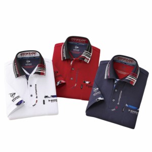 ポロシャツ 春夏 ダンロップ・リファインド デザインポロシャツ（3色組） 半袖ポロシャツ メンズ 紳士服 シニア 男性 シニアファッション