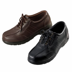 靴 シューズ ブラック ブラウン メンズ 紳士4E対応軽量防水ウォーキングシューズ（全2色） 紳士 シニア 男性 紐靴 黒 茶色 こげ茶 軽い 