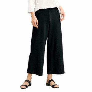ガウチョ レディース 日本製 東レフィラロッサガウチョパンツ（2色組） ズボン 婦人服 ミセス シニア 女性 ブラック シニアファッション 