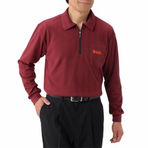 春夏 サルーンエクスプレス シルキーストライプ長袖シャツ（3色組） カジュアルシャツ メンズ 紳士服 シニア 男性 シニアファッション 50