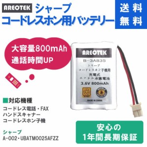 【通話時間UP】Panasonic BK-T401 BK-T402 HHR-T401 HHR-T402 シャープ A-002 NTT 電池パック-062・098 コードレスホン子機用電池【純正