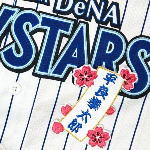 ★送料無料★横浜　DeNA　ベイスターズ　平良拳太郎　短冊　応援　刺繍　ワッペン　ユニフォーム