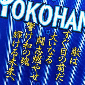 ★送料無料★横浜　DeNA ベイスターズ　大和　応援歌　青　刺繍　ワッペン　ユニフォーム