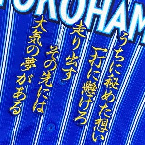 ★送料無料★横浜　DeNA ベイスターズ　関根大気　応援歌　青　刺繍　ワッペン　ユニフォーム