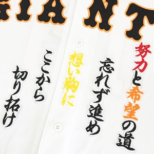 ★送料無料★東京　読売　ジャイアンツ　巨人　鍬原拓也　応援歌　白布　刺繍　ワッペン　ユニフォーム