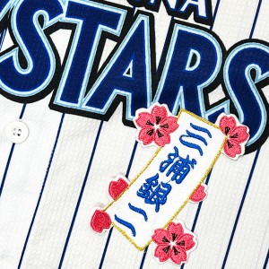 ★送料無料★横浜　DeNA　ベイスターズ　三浦銀二　短冊　応援　刺繍　ワッペン　ユニフォーム