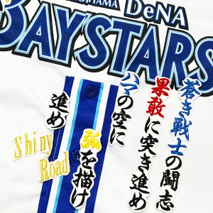 ★送料無料★横浜　DeNA　ベイスターズ　佐野恵太　応援歌　白布　刺繍　ワッペン　ユニフォーム