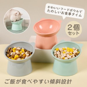 フードボウル 吐き戻し防止 猫 犬 食器 ペットボウル 斜め スタンド 脚付き 水飲み 餌入れ 負担軽減 食べやすい 中型犬 大型