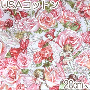 マイケルミラー　スウィートガーデン　10cm単位　切り売り　DC4220-ROSE-D　　シーチング生地　(3)　★