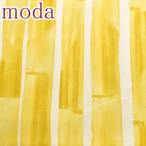 Moda　スケッチブック　グラッフィックボーダー　15イエロー系　10cm単位　切り売り　モダ　RS4072-15　シーチング生地　(271)　★