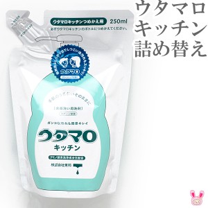 食器洗い用洗剤　ウタマロ　キッチン詰替　250ml　グリーンハーブの香り　東邦　日用品　【宅配便】