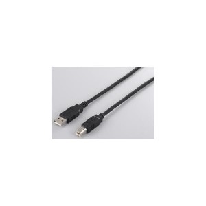 USB2.0 A-Bケーブル  1m  黒/Black 　プリンター・パソコンなどの接続ケーブル 激安特価
