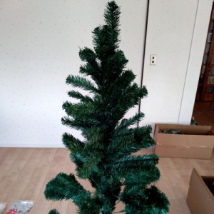 クリスマスツリー 北欧風 約150cm スリム 飾り Xmas christmas tree 本体のみ 雪あり 雪なし 2種類