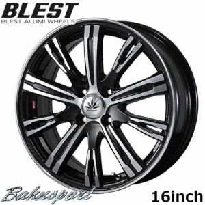 アルミホイール ホイールのみ4本セット アルミホイール ブレスト BLEST　Bahnsport Type525 16インチ 6.0 PCD 100 4穴 インセット 40/48 