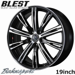 アルミホイール ホイールのみ4本セット アルミホイール ブレスト BLEST　Bahnsport Type525 19インチ 7.5 PCD 100 5穴 インセット 50 ブ