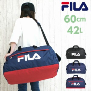 fila ボストンバッグ FILA フィラ スターリッシュ2 ボストンバッグ 42L 60cm 7582 キッズ ジュニア バッグ ブラック ネイビー 小学生 キ