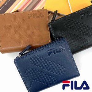 折りたたみ財布 パスケース付き/FILA(フィラ)ドットグラデーション 二つ折り財布 定期入れ付き[61fl53]メンズ 2つ折り財布 折り財布 二つ