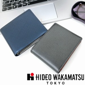 メンズ財布 二つ折り HIDEO WAKAMATSU ヒデオワカマツ ロック 二つ折り財布 85-81310 メンズ 2つ折り財布 折り財布 二つ折りサイフ 男性 