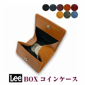 Lee リー BOX型 小銭入れ 0520512 コインケース レザー 革 メンズ 見やすい ボックス こぜにいれ プレゼント 男性 men’s 父の日ギフト 