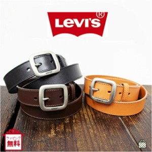 メンズ ベルト/ Levi’s(リーバイス) 牛革ベルト 3.5cm幅 長さ調節可能 100cmまで【15116021】ベルト メンズ 本革 カジュアル ブランド 