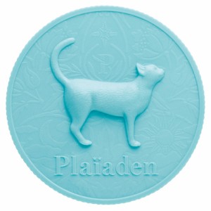 プレイアーデン 缶詰保存用キャップ（キャットレリーフ） 猫用 ターコイズブルー 【メール便】