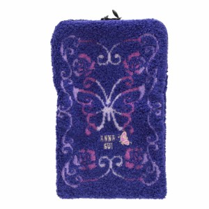 アナ スイ　バタフライ柄 ペットボトルタオル　0001 パープル 【アナスイ　ANNA SUI】