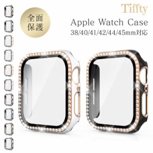 Apple Watch カバー 8 SE 41mm ゴールド おしゃれ キラキラ 高級 45mm 44mm シルバー 一体型 かわいい アップルウォッチ 8 7 ケース 耐衝