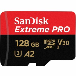 SanDisk Extreme PRO マイクロsdカード microSDカード 128GB microsdカード SanDisk サンディスク UHS-I U3 4K A2 R:200MB/s W:90MB/s SD