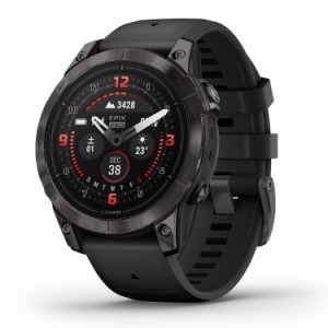 ガーミン(GARMIN) epix Pro 47mm Sapphire Ti Carbon Gray DLC / Black AMOLEDディスプレイ搭載 マルチスポーツGPSウォッチ  【日本正規