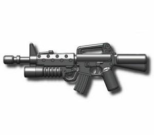 カスタムレゴ カスタムパーツ LEGO 武器 アーミー 装備品アサルトライフル M16SB　アイアンブラック