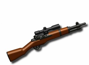 M1ガーランド スコープ付き スナイパーライフル　ミニフィグ　カスタムレゴ カスタムパーツ  武器 アメリカ　WW2 世界大戦 海外 スワット