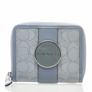 coach 二つ折り 財布 ブルーの通販|au PAY マーケット