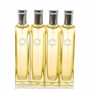 エルメス オーデコロン オー ドゥ ネロリ ドレ EAU DE NEROLI DORE 香水 15ml×4セット クリア イエロー ガラス レディース 【中古】