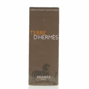 エルメス テール ドゥ エルメス 150ml シェービングクリーム ブラウン ガラス メンズ HERMES 【中古】