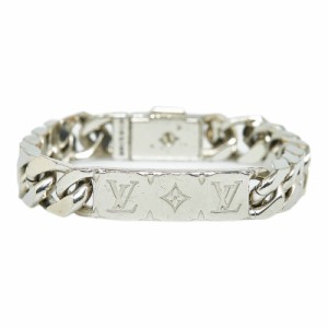 Louis Vuitton M0919M LV Chain Bracelet, Silver, M