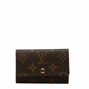 ルイ ヴィトン モノグラム ミュルティクレ6 キーケース M62630 ブラウン PVC レザー レディース LOUIS VUITTON 【中古】