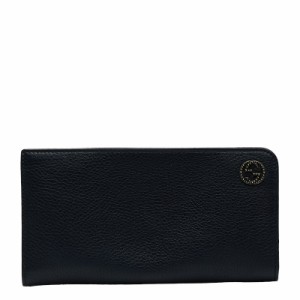 グッチ インターロッキングG L字ファスナー 長財布 308787 ネイビー レザー レディース GUCCI 【中古】