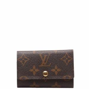 ルイ ヴィトン モノグラム ミュルティクレ6 キーケース 6連 M62630 ブラウン PVC レザー レディース LOUIS VUITTON 【中古】