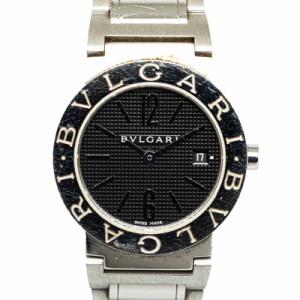 ブルガリ ブルガリブルガリ 腕時計 BB26SS  クオーツ ブラック文字盤 ステンレススチール レディース BVLGARI 【中古】