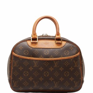 ルイ ヴィトン モノグラム トゥルーヴィル ハンドバッグ M42228 ブラウン PVC レザー レディース LOUIS VUITTON 【中古】