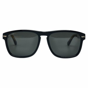 グッチ ウェリントン サングラス GG0911S ブラック ゴールド プラスチック メンズ GUCCI 【中古】