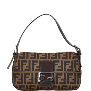 FENDI フェンディ ズッカ柄 FF金具 ハンドバッグ FENDI フェンディ/ズッカ柄FFハンドルハンドバッグ/Aランク/92