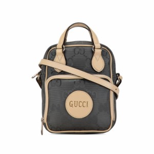 グッチ グッチ オフ ザ グリッド ショルダーバッグ ハンドバッグ 2WAY 625850 グレー ベージュ ナイロン レザー GUCCI 【中古】