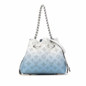 ルイ ヴィトン モノグラム マヒナ ベラ ハンドバッグ ショルダーバッグ 2WAY M57856 ブルー レザー レディース LOUIS VUITTON 【中古】