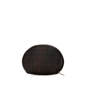バーバリー burberry ポーチ ミラー付き ノバチェックの通販｜au