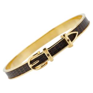 エルメス ケリードッグ リザード バングル レディース ゴールド ベージュ エルメス ケリードッグ リザード バングル レディース ゴールド