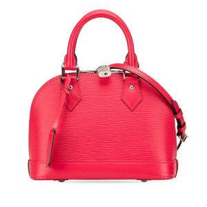 美品】 ルイ ヴィトン エピ クレベールPM ハンドバッグ レッド LOUIS